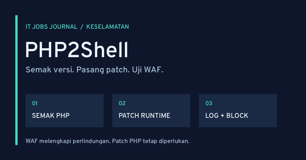 PHP2Shell: Dua Isu Kritikal PHP, PoC Semakan dan Peraturan WAF